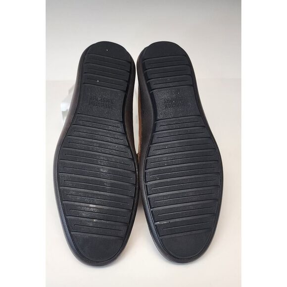 Johnston & Murphy Brown Nichols Memory Foam Leather Loafer Shoes 11.5M - Picture 10 of 12